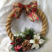 Traditional Rope Christmas Wreath Small additional 1