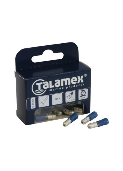 Talamex Connector Round Male (Blue)