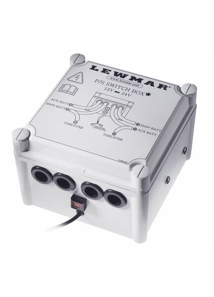 Lewmar Switch Box 12/24V - Negative switching