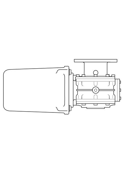 Lewmar V2 IP68 12V Motor Gearbox (Non FastFit)