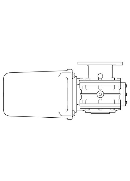 Lewmar V2 IP68 12V Motor Gearbox (Non FastFit)
