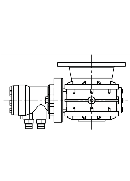 Lewmar V6 Hydraulic Motor Gearbox