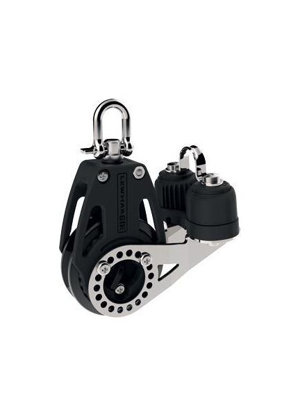Lewmar 60mm Control Single Block With Ratchet &amp; Cleat