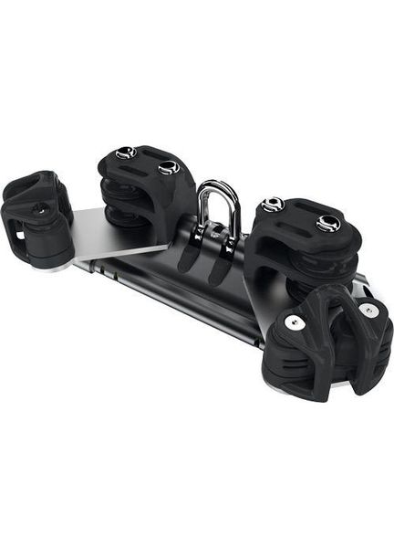 Lewmar Size 1 TB Car With Shackle, 2 Double CL Sheaves &amp; Cam