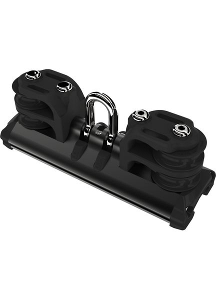 Lewmar NTR Sliding Rod Car with Shackle and Pair of Control Line Sheaves- Sz 2 Only