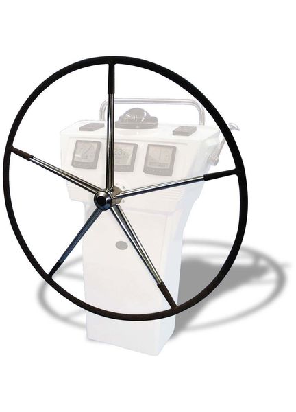 Lewmar 60" Mini Maxi Wheel, 10 Spoke with Hide Cover and Spats.