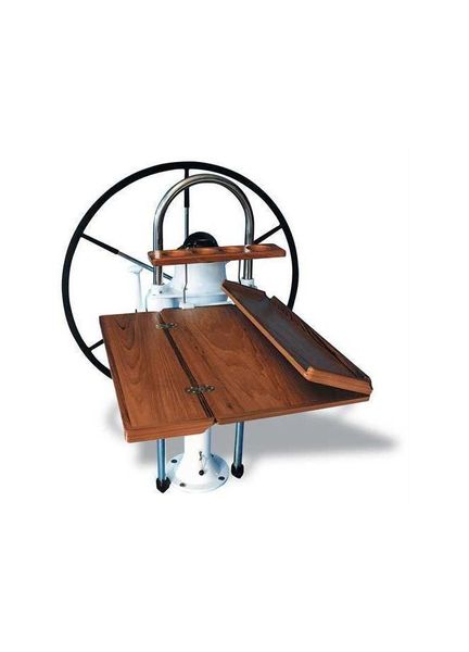 Lewmar Teak Kit Double Leaf Solid Teak For Classic Pedestal