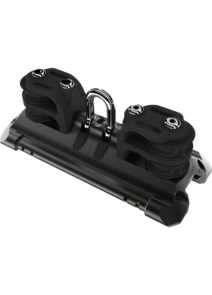 Lewmar Size 2 NTR TB Mainsheet Car With Shackle &amp; 2 Double Control Line Sheaves