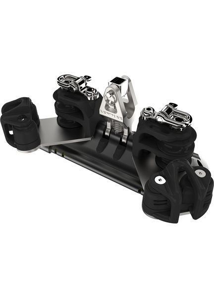 Lewmar Size 2 TB Car With Upstand, 2 Double CL Sheaves, Becket &amp; Cam (5:1)