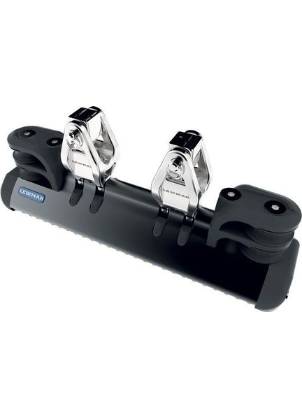 Lewmar Size 2 HTX TB Car With Double Upstand &amp; Double Control Sheaves