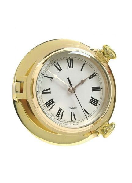 Brass Bridge Clock - 18cm