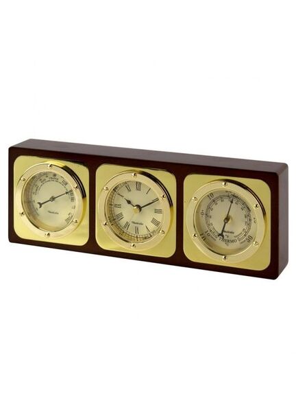 Time & Weather Set: Clock/Barometer/Thermometer - 28cm