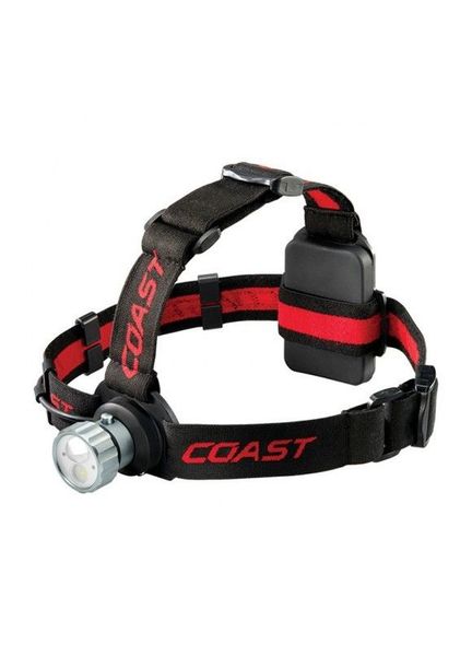 Coast HL45 400 Lumen Head Torch - Black/Red