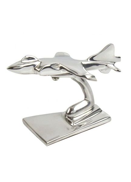Aluminium Sea Harrier Sculpture