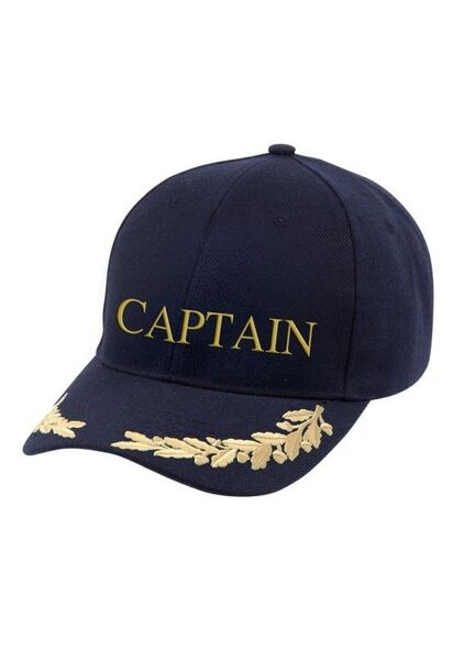 Nauticalia 'Captain & Gold Leaf' Yachting Cap