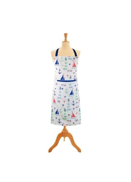 Nauticalia - Nautical Apron with Pocket, 89x70cm