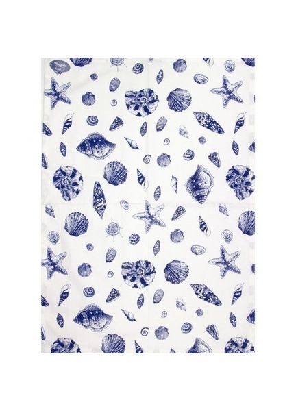 Nauticalia Shells Tea Towel, 71x51cm