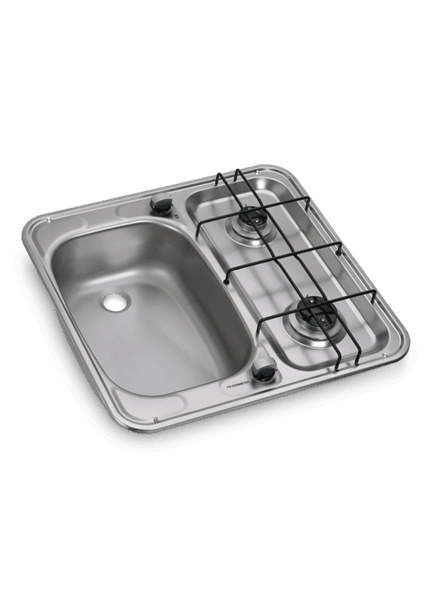 Dometic HS 2460 L Two-Burner Hob And Sink Combination