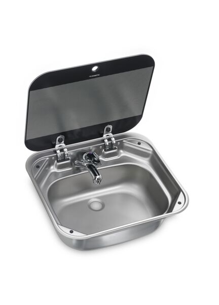 Dometic SNG 4237 Square Sink With Glass Lid