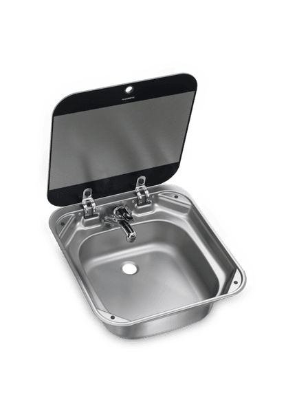 Dometic SNG 4244 Square Sink With Glass Lid