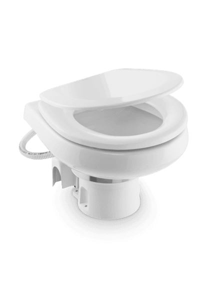 Dometic MasterFlush 7260 Low-Profile Electric Raw Sea Water Macerator Toilet