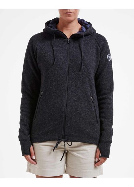 Holebrook Knitted Windproof Hooded Jacket Wool Blend