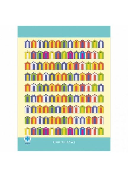 Nauticalia English Rows Beach Hut Galley Cloth