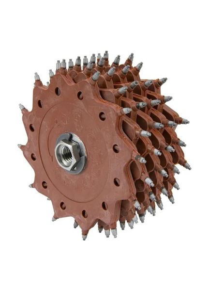 Tercoo 8 Multi Disc Set with Hexagonal Shaft for Fein Rotator