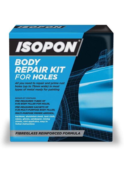 ISOPON P40 Body Filler Repair Kit for Holes