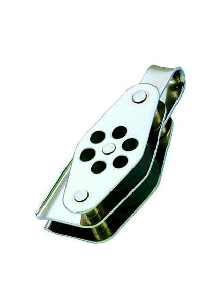 Wichard 24mm Stainless Steel Block: Double/Becket/Shackle/Clt