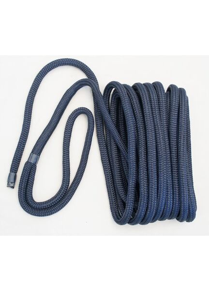 Meridian Zero Double Braided Polyester Mooring Lines - Navy