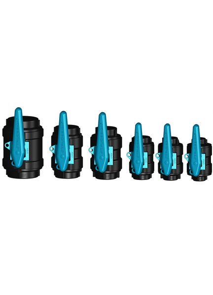 TruDesign Ball Valve ¾” BSP Black