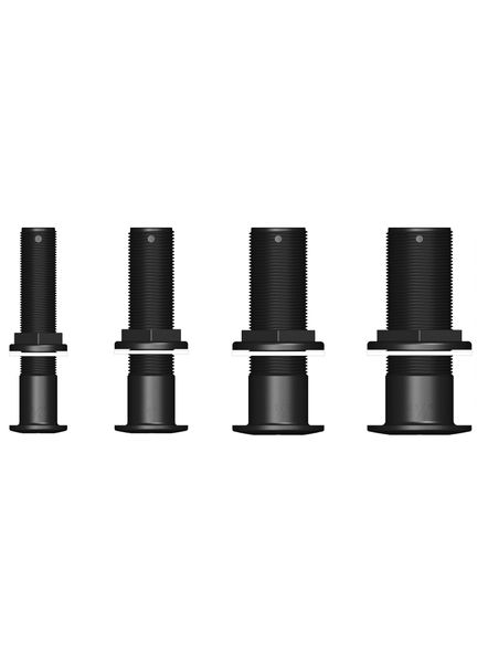 TruDesign Skin Fitting Long 1 1/4 Inch -  140mm BSP Black