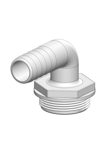 TruDesign Aquavalve Tail 90° 1½” BSP White (Available in Different Sizes)