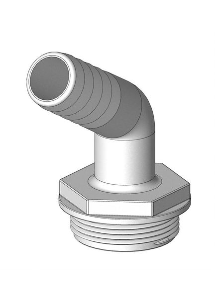 TruDesign Aquavalve Tail 120° 1½” BSP White (Available in Different Sizes)