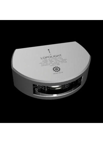 Lopolight 2nm 135° Stern Light with 2.5 Metre Cable - Vertically Mounted