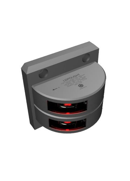 Lopolight 3nm 112,5° Port Sidelight With 2.5 Metre Cables