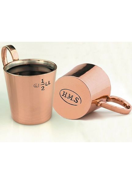 Nauticalia Half Gill Brass Naval Rum Measure