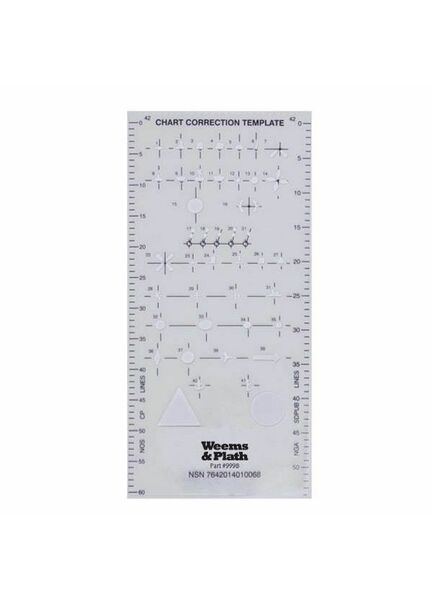 Weems & Plath Nautical Chart Correction Template