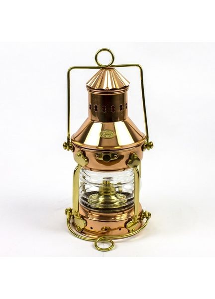 Nauticalia Copper Anchor Oil Lamp - 27cm