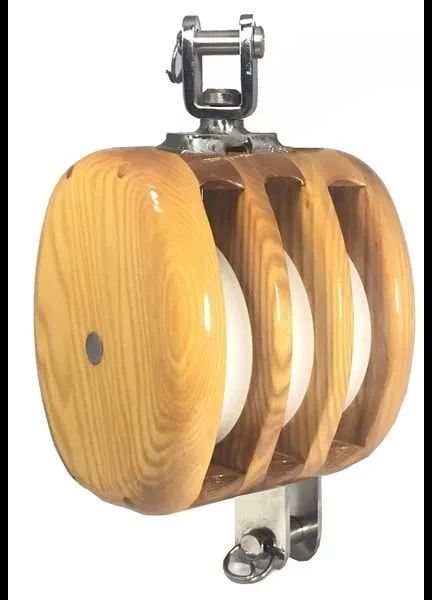 Meridian Zero Triple Ash Block with Swivel &amp; Becket