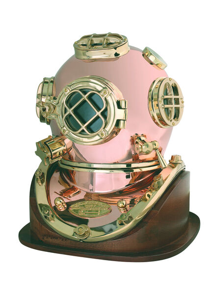 Full Size Brass and Copper MkV Diver's Helmet