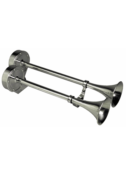 Ongaro Dual Trumpet Horn 18 1/2"