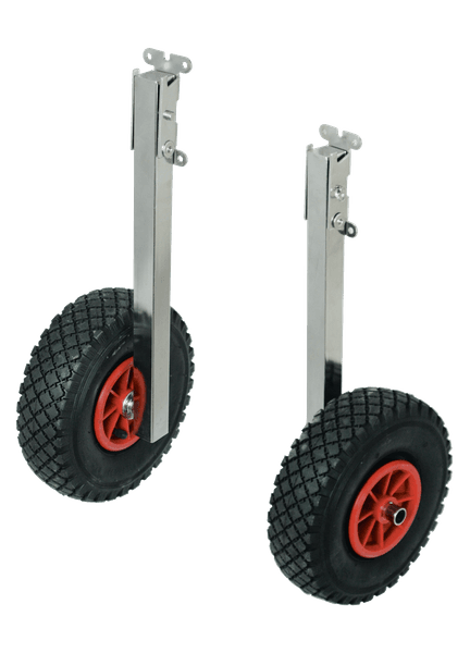 Waveline Folding Transom Mount Launch Wheels