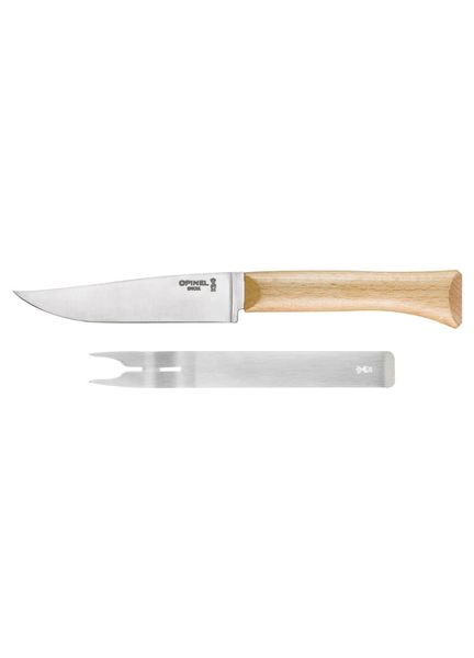 Opinel Cheese Knife &amp; Fork Set