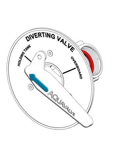 TruDesign Aquavalve (Through Bulkhead) White