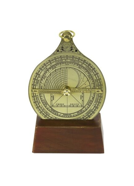 Nauticalia Astrolabe with Wooden Stand