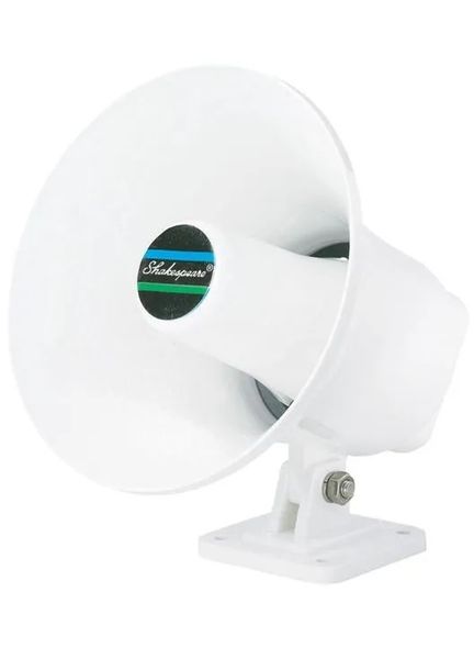 Shakespeare Hailer Horn Speaker - Mount &amp; Cable 13cm 15W