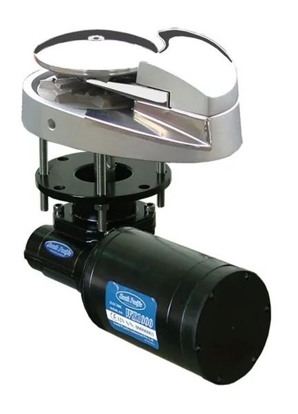South Pacific Vertical 1100W Windlass Kit, Aluminium Base, Horizontal Power Unit &amp; 8mm Gypsy