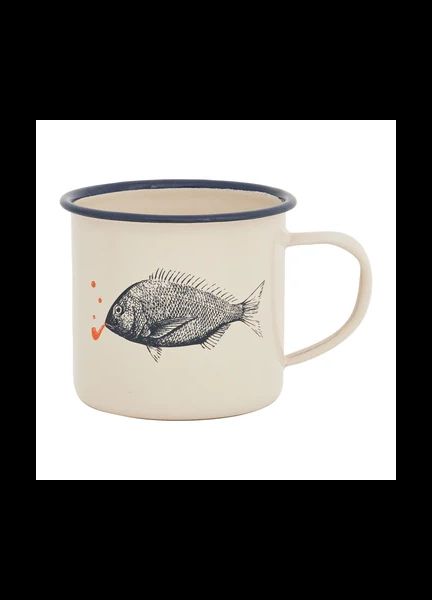 Batela Enamel Fishes Mug